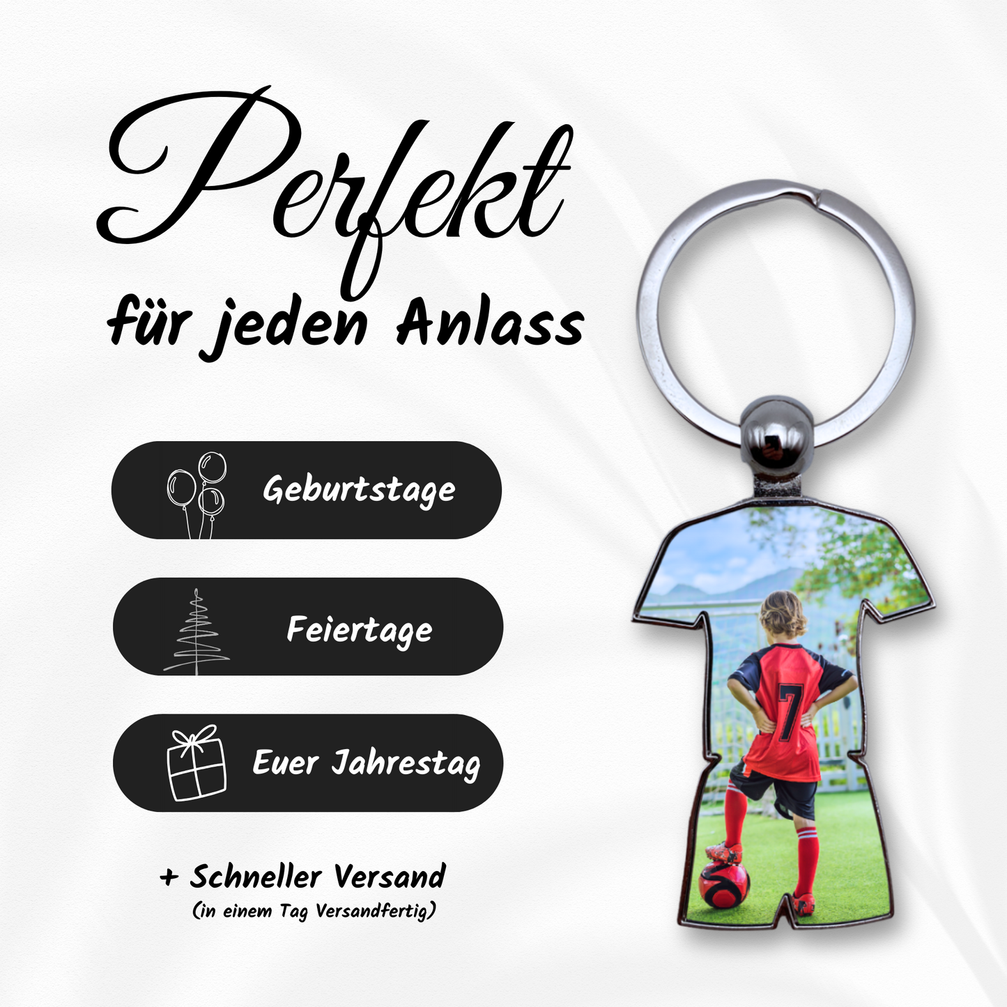 Personalisierter Schlüsselanhänger | Trikot