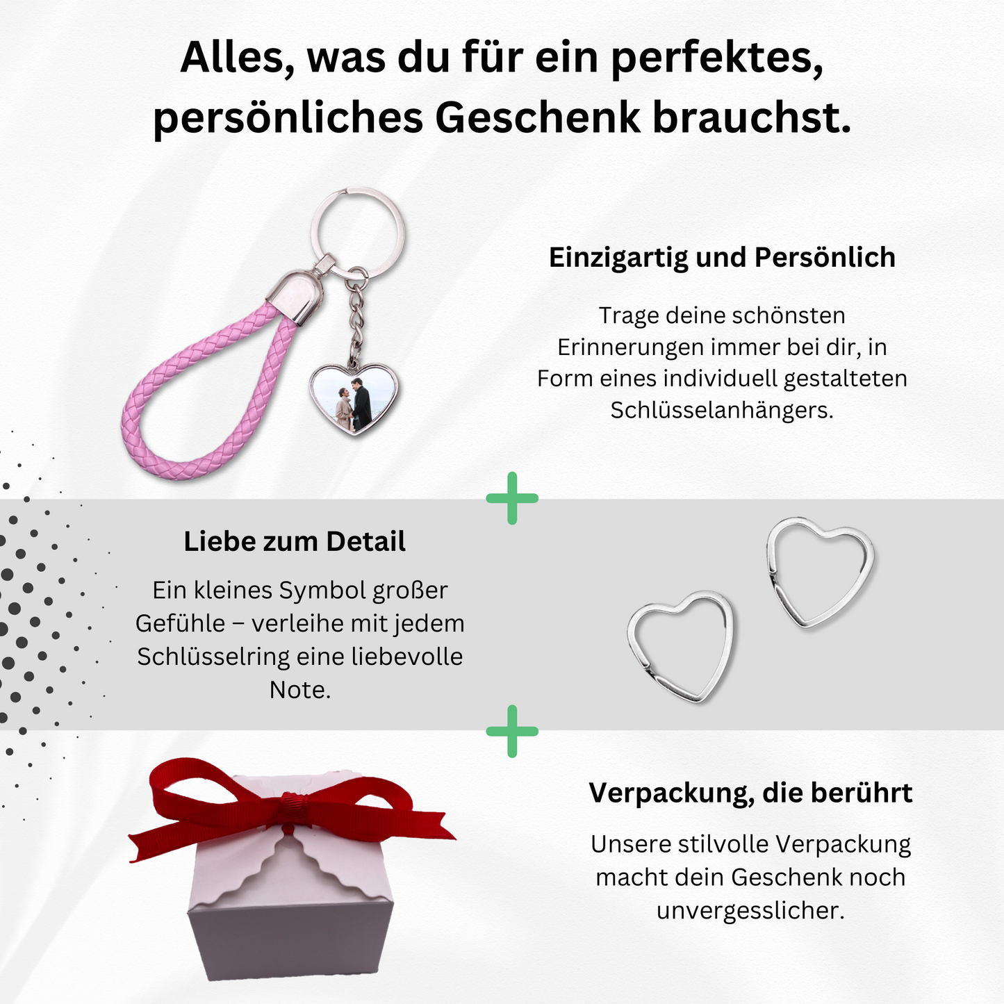 Personalisierter Schlüsselanhänger | Lovely Loop rosa