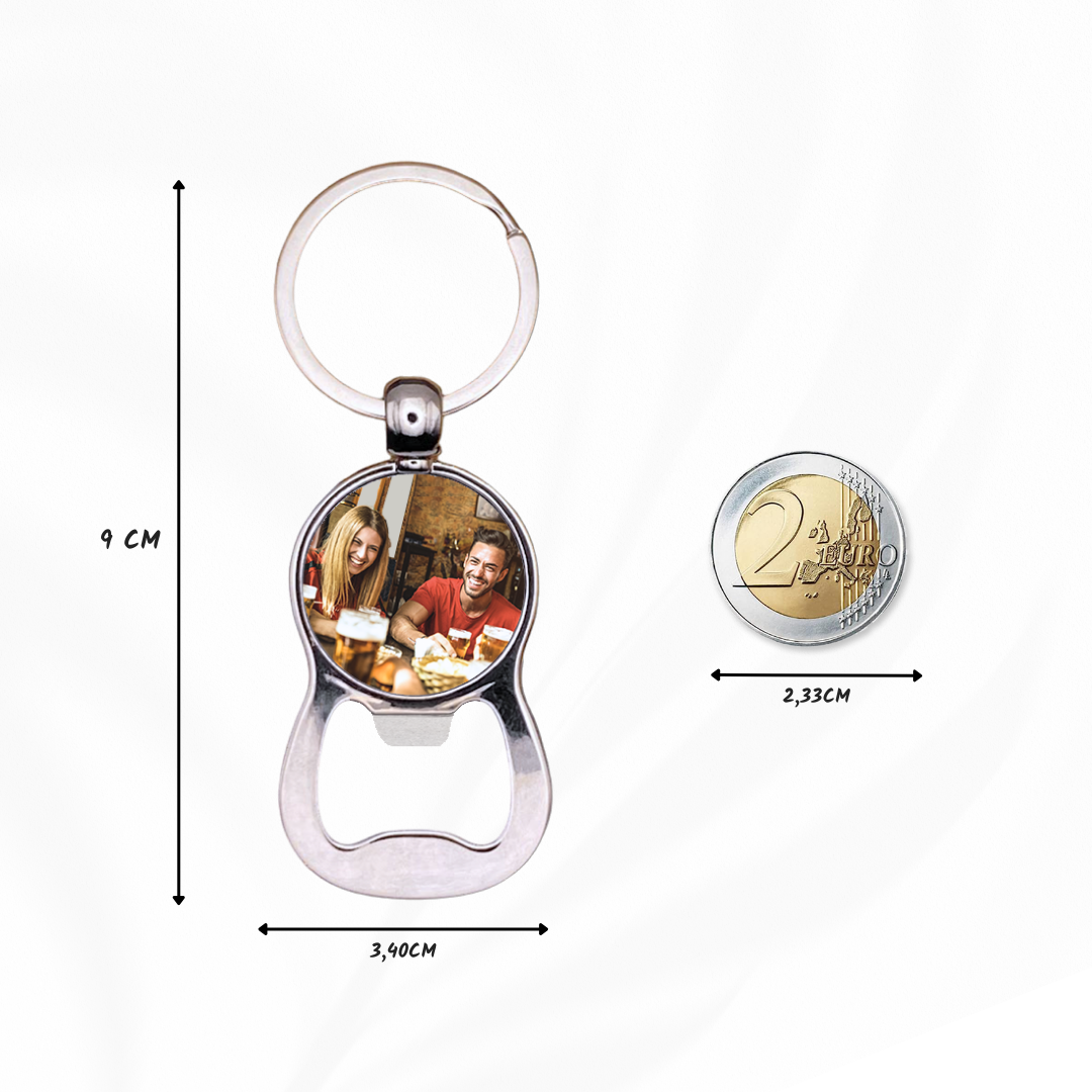 Personalisierter Schlüsselanhänger | Flaschenöffner