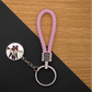 Personalisierter Schlüsselanhänger | Loop-Anhänger rosa